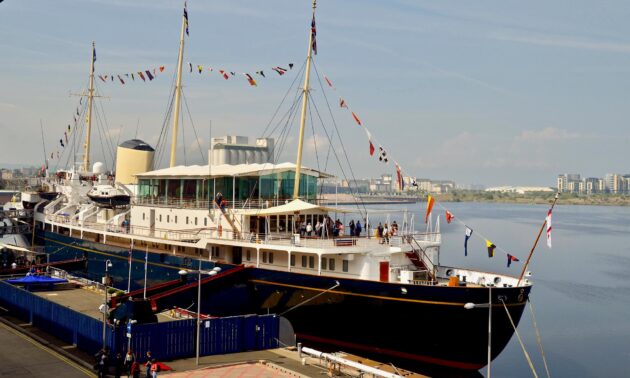 Yacht Royal Britannia, Édimbourg