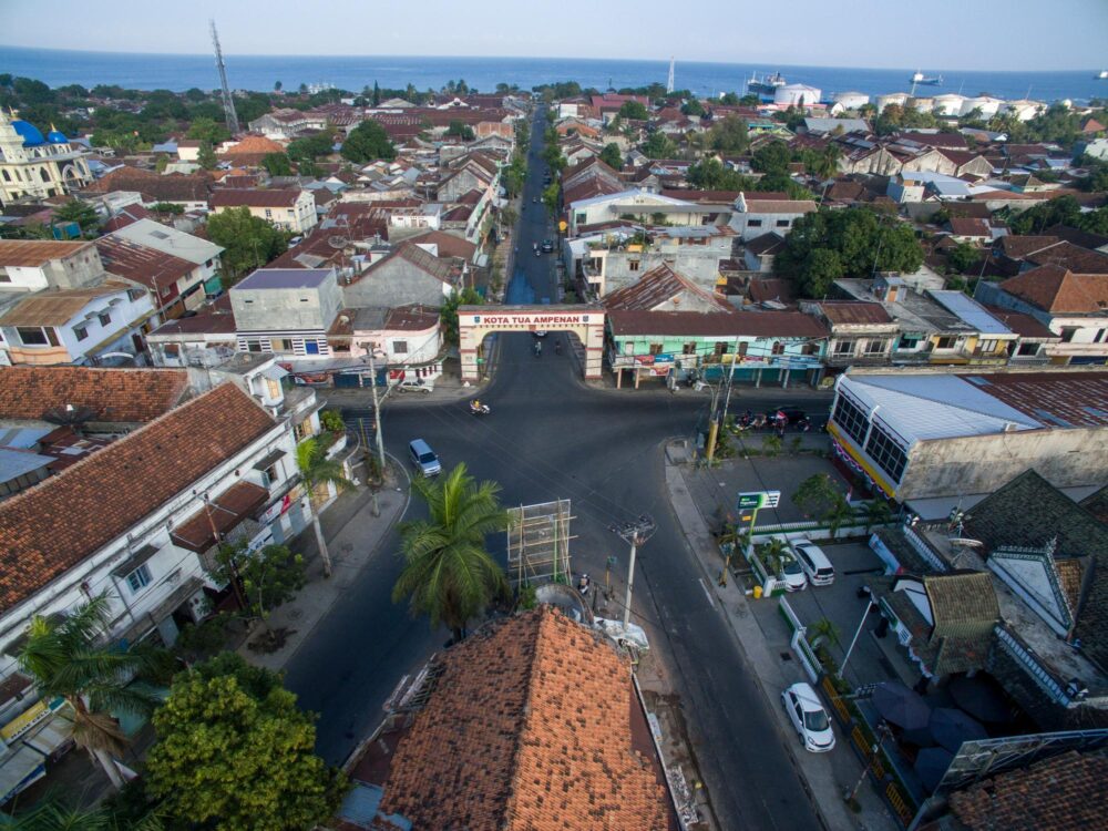 Ampenan Old Town à Lombok, Indonésie