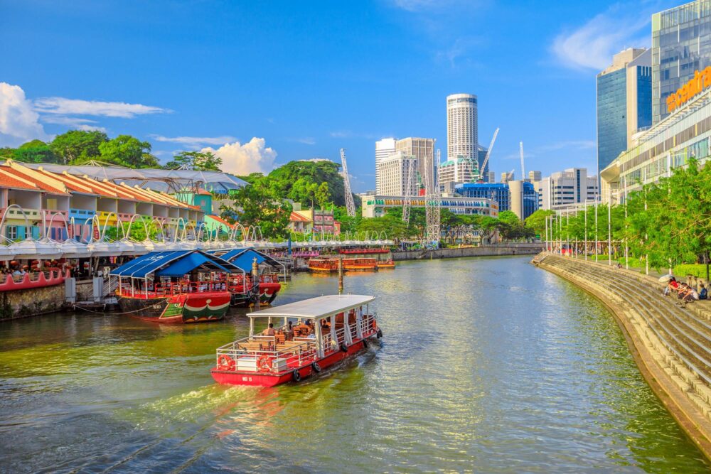 Bateau à Singapour