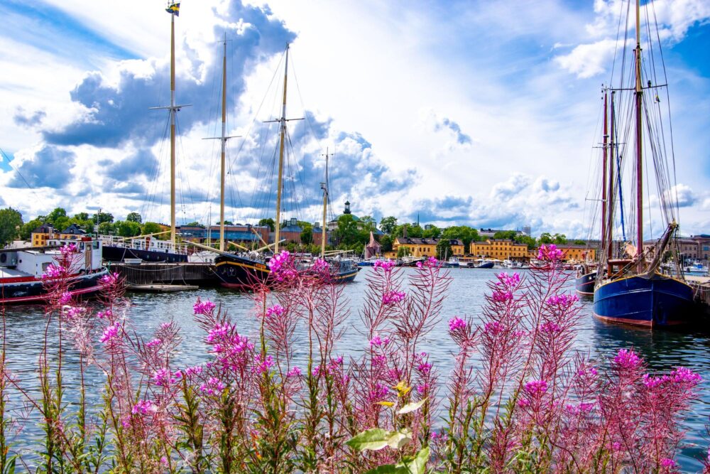 Bateaux dans l'archipel de Stockholm