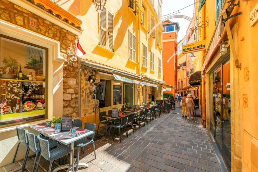 Cafés en terrasse à Monaco-Ville