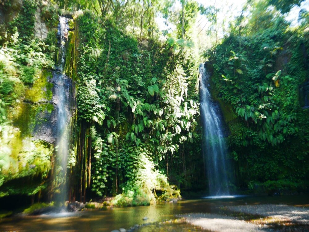 Cascades de Benang Stokel à Lombok, Indonésie