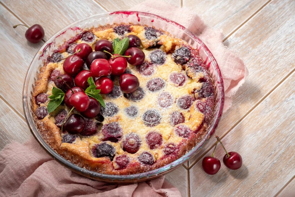 Clafoutis, dessert typique français