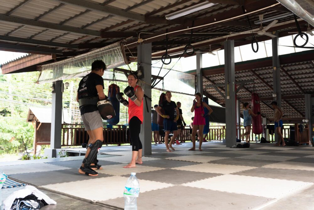Cours de Muay Thaï à Koh Tao