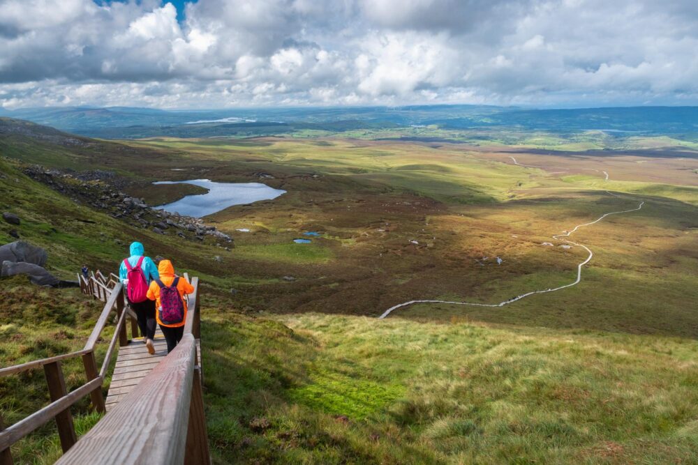 Cuilcagh Boardwalk Trail, Irlande du Nord