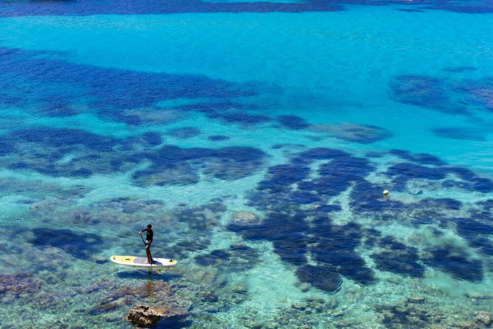 Faire du paddle, Ibiza