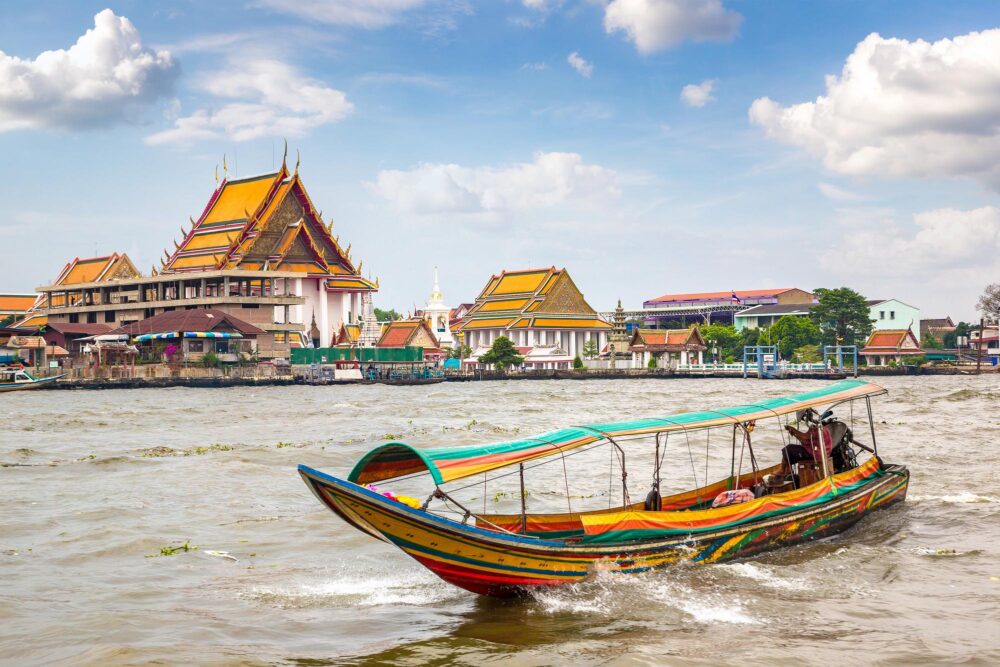 Fleuve Chao Phraya à Bangkok