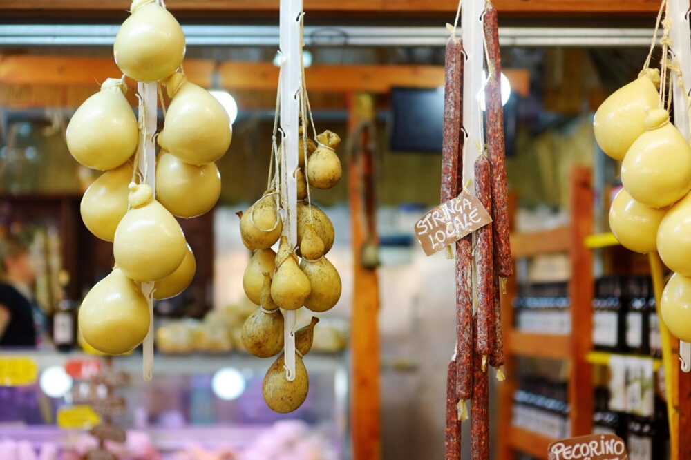 Fromages au marché de Vieste
