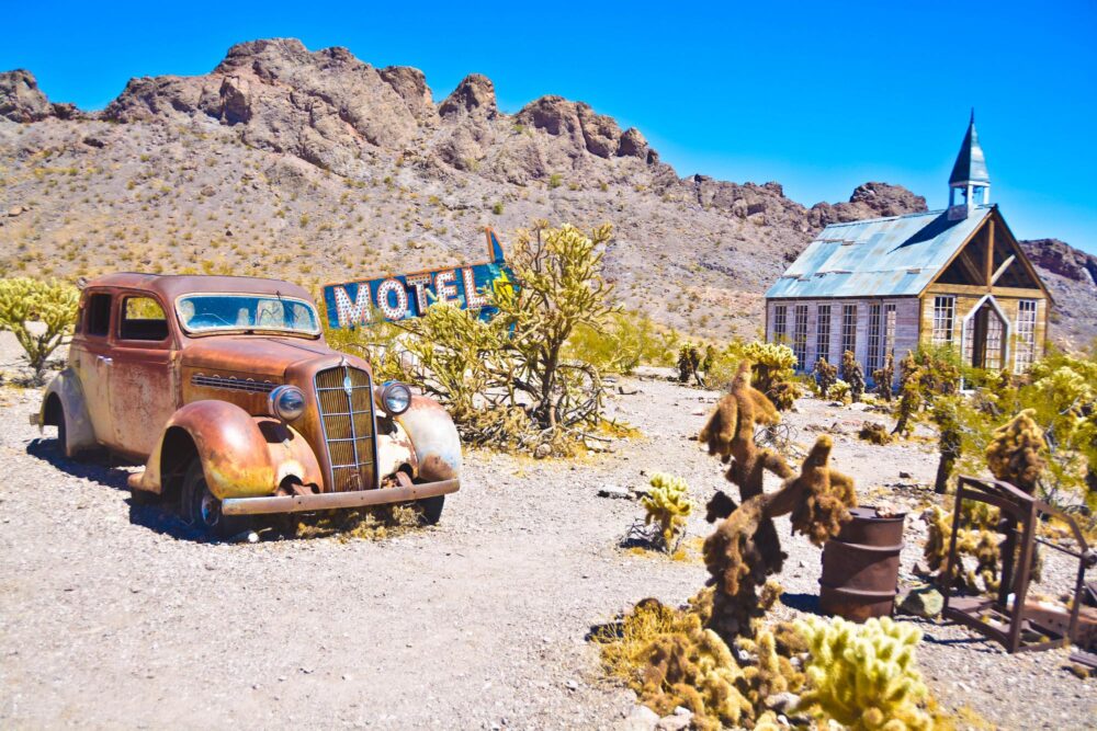 Ghost towns dans le Nevada, États-Unis