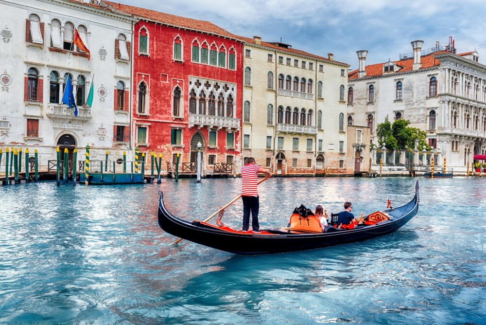Gondole dans le quartier Cannaregio à visiter à Venise