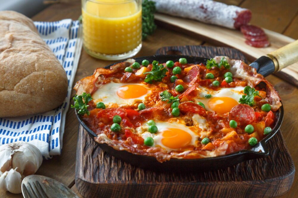 Huevos a la flamenca