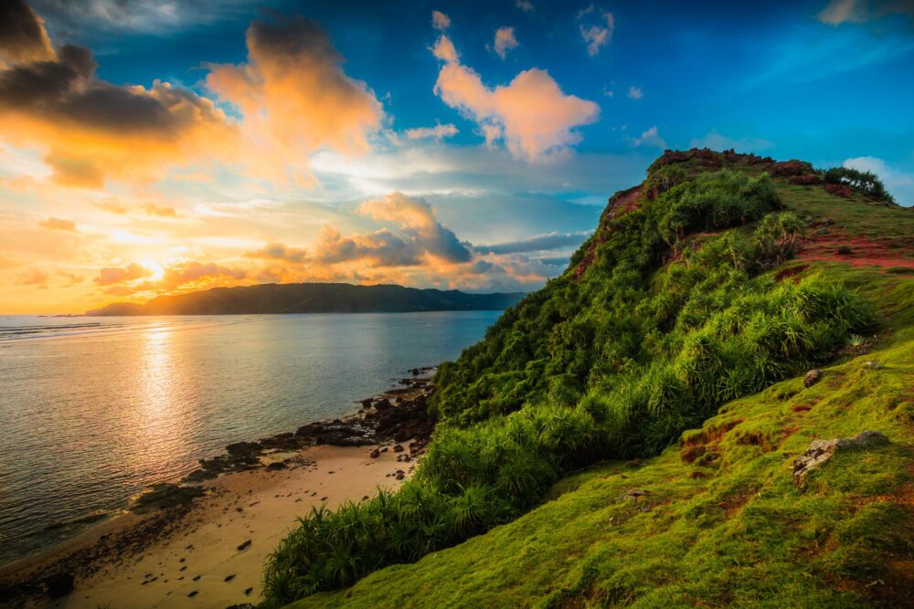 Kuta à Lombok, Indonésie