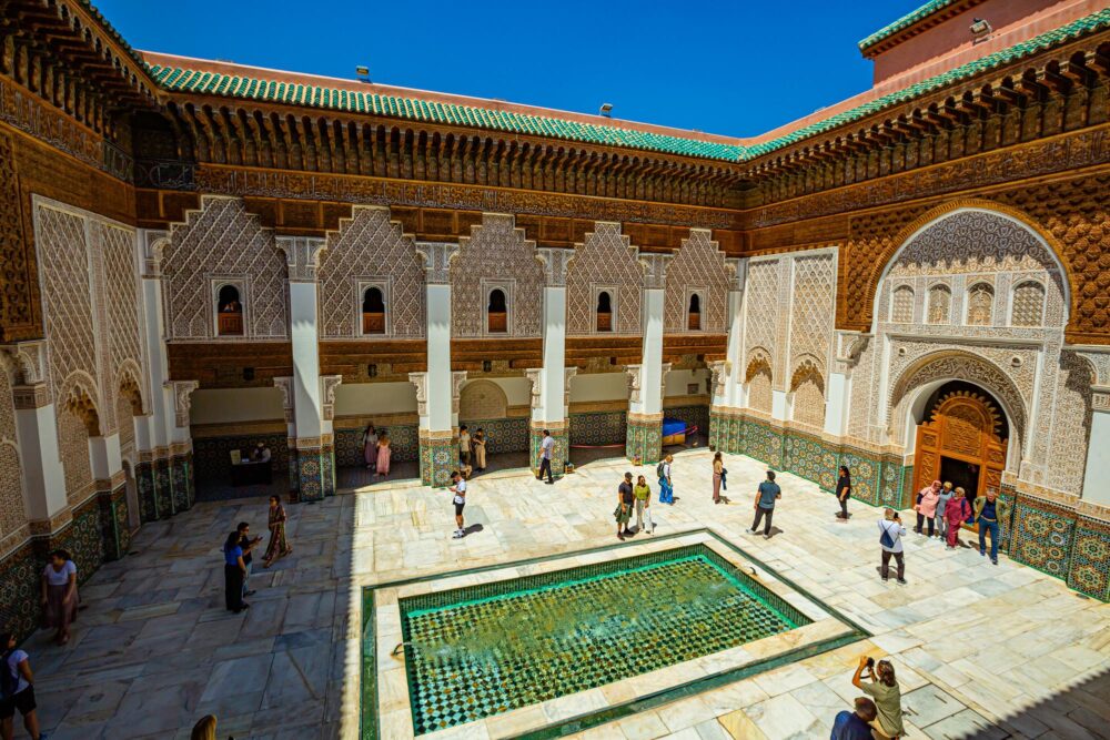 La Medersa Ben Youssef à Marrakech, Maroc