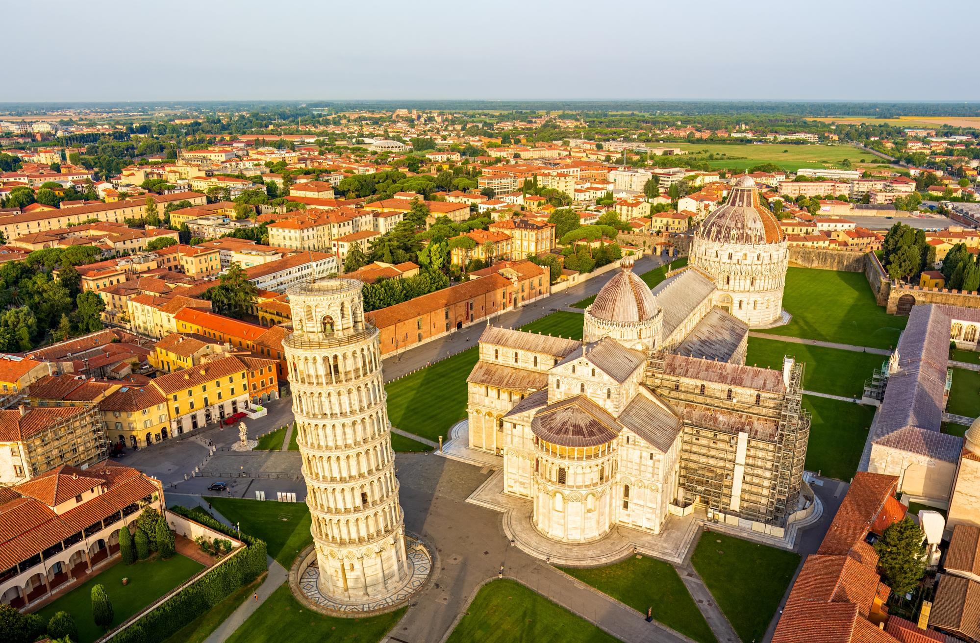 La Piazza dei Miracoli à Pise, Italie