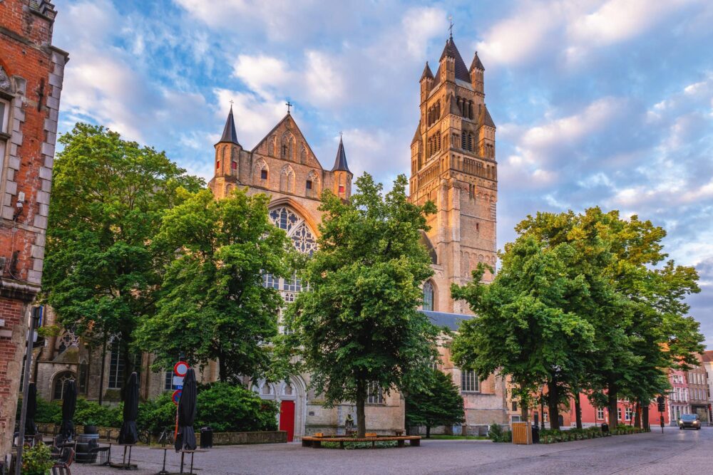 La cathédrale Saint-Sauveur de Bruges, Belgique