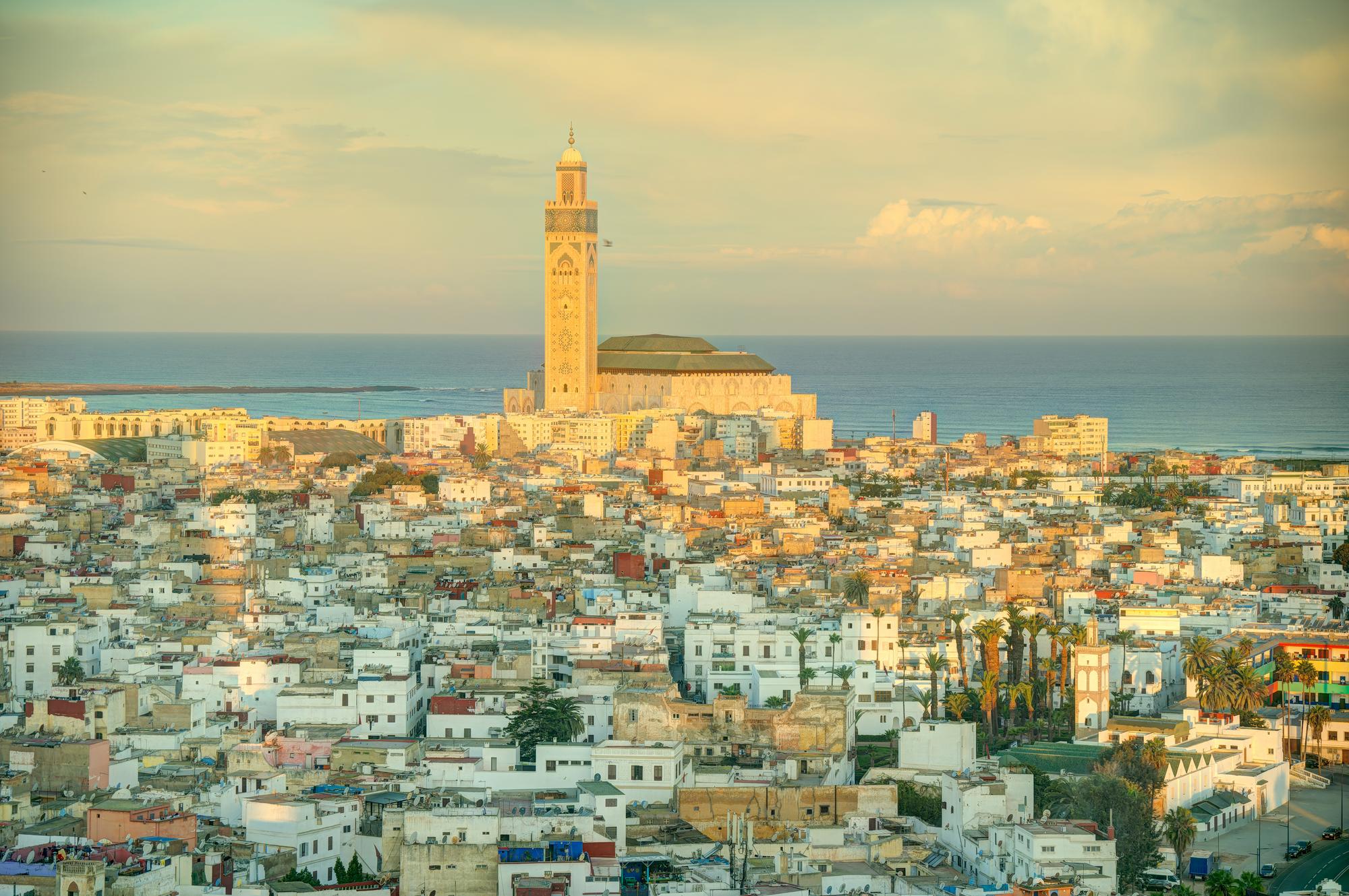 La médina à Casablanca, Maroc