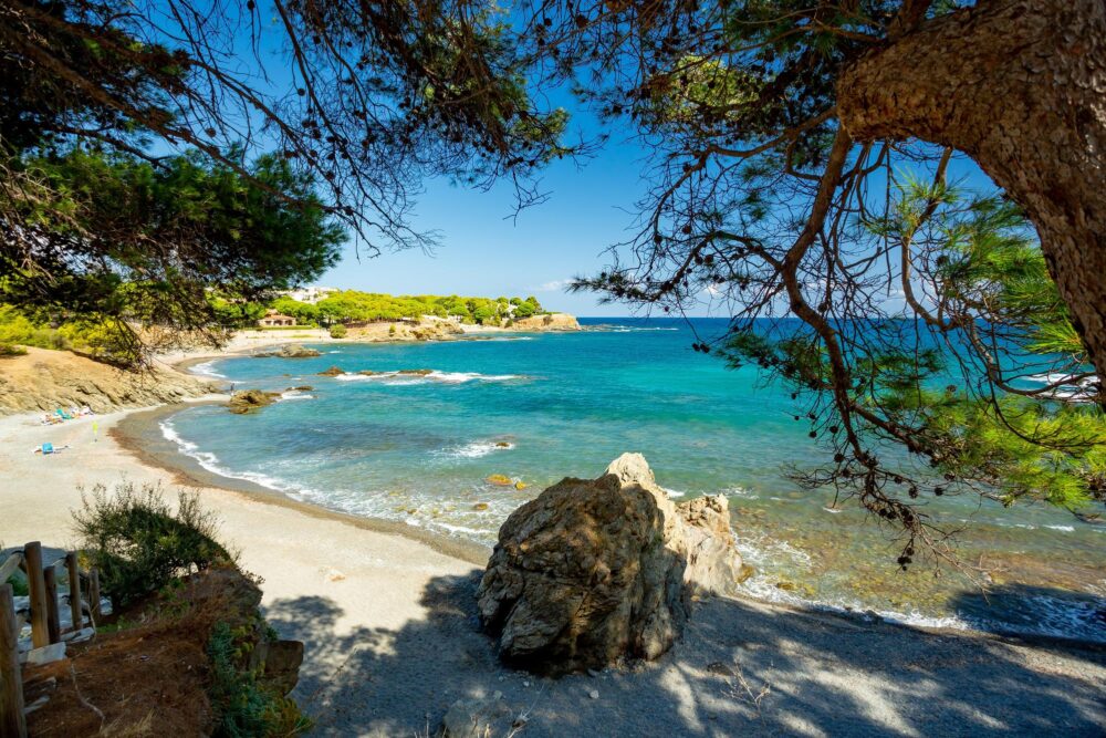 La plage d'El Port de la Selva