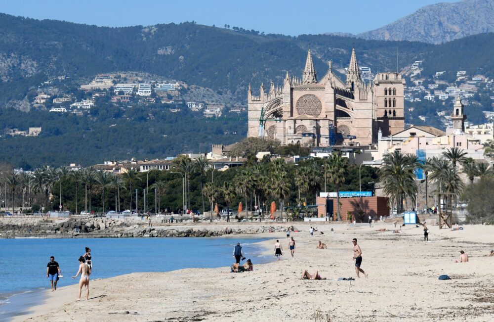 La plage de Can Pere Antoni, Palma de Majorque