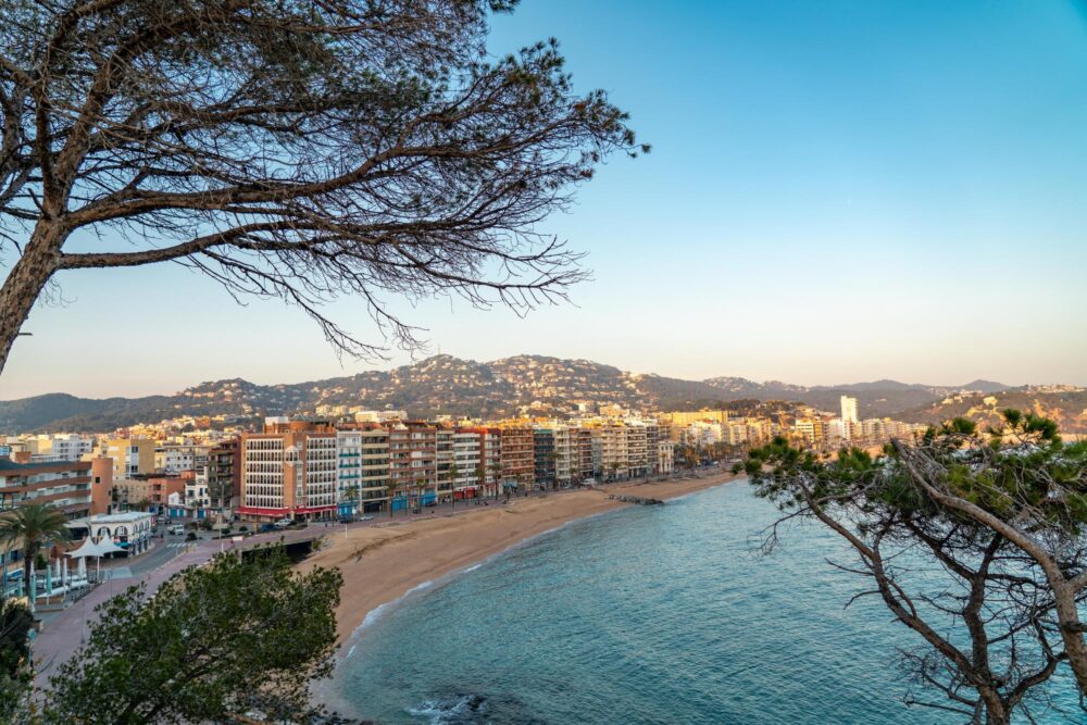 La plage de Lloret del Mar