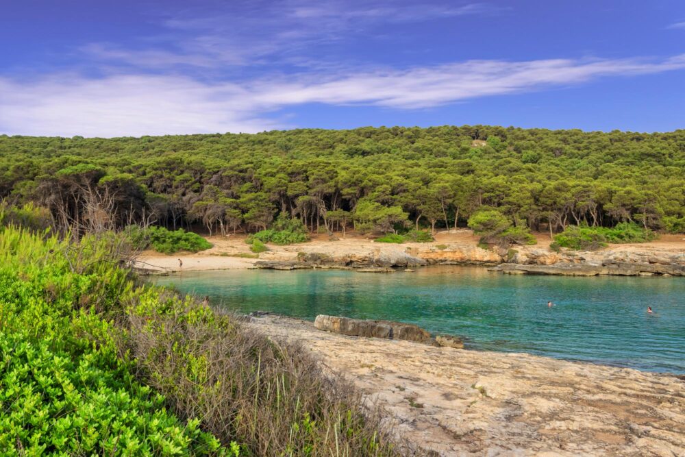 La plage de Porto Selvaggio
