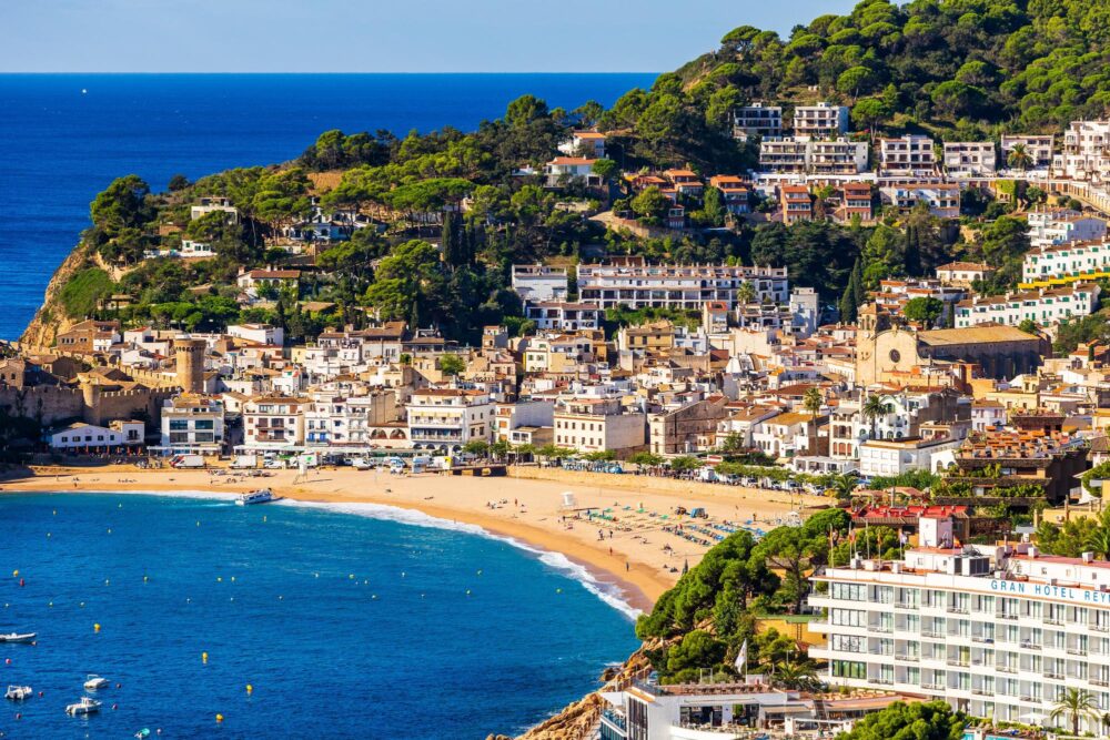 La ville de Tossa de Mar