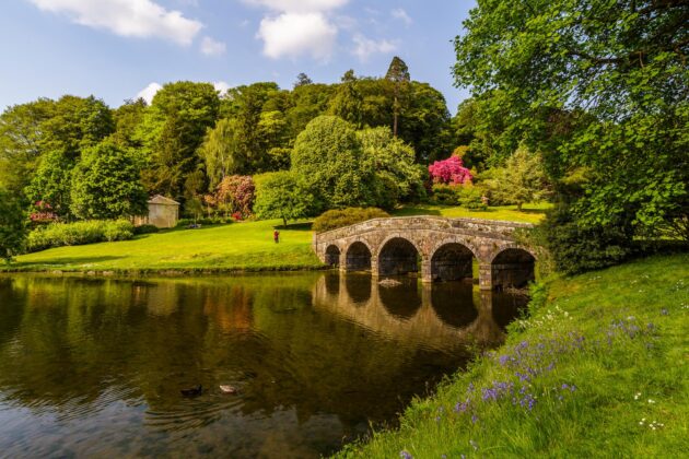 L'attraction Stourhead, Angleterre