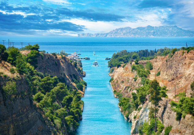 Le Canal de Corinthe, Grèce