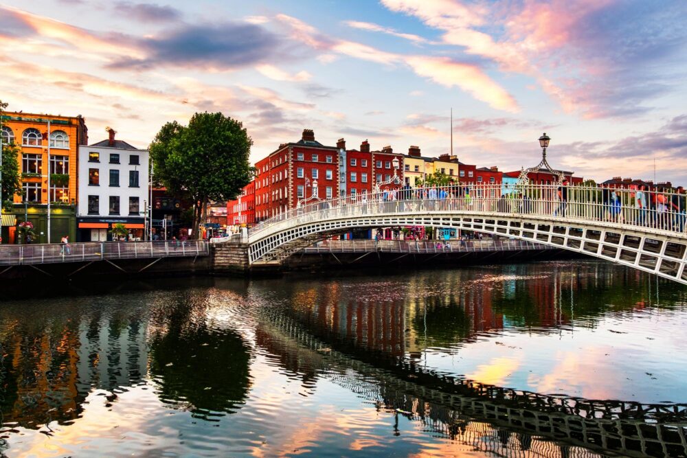 Le Ha'penny Bridge, Dublin