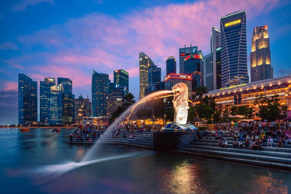 Le Merlion, Singapour