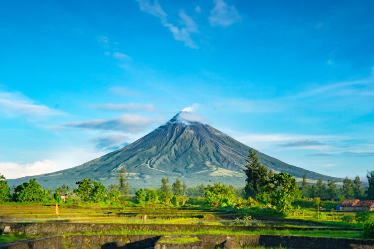 Le Mont Mayon, Philippines
