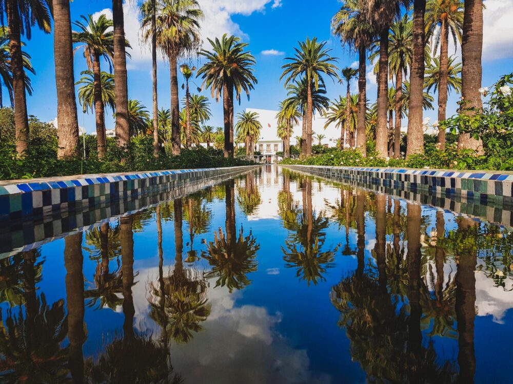 Le Parc de la Ligue Arabe à Casablanca, Maroc