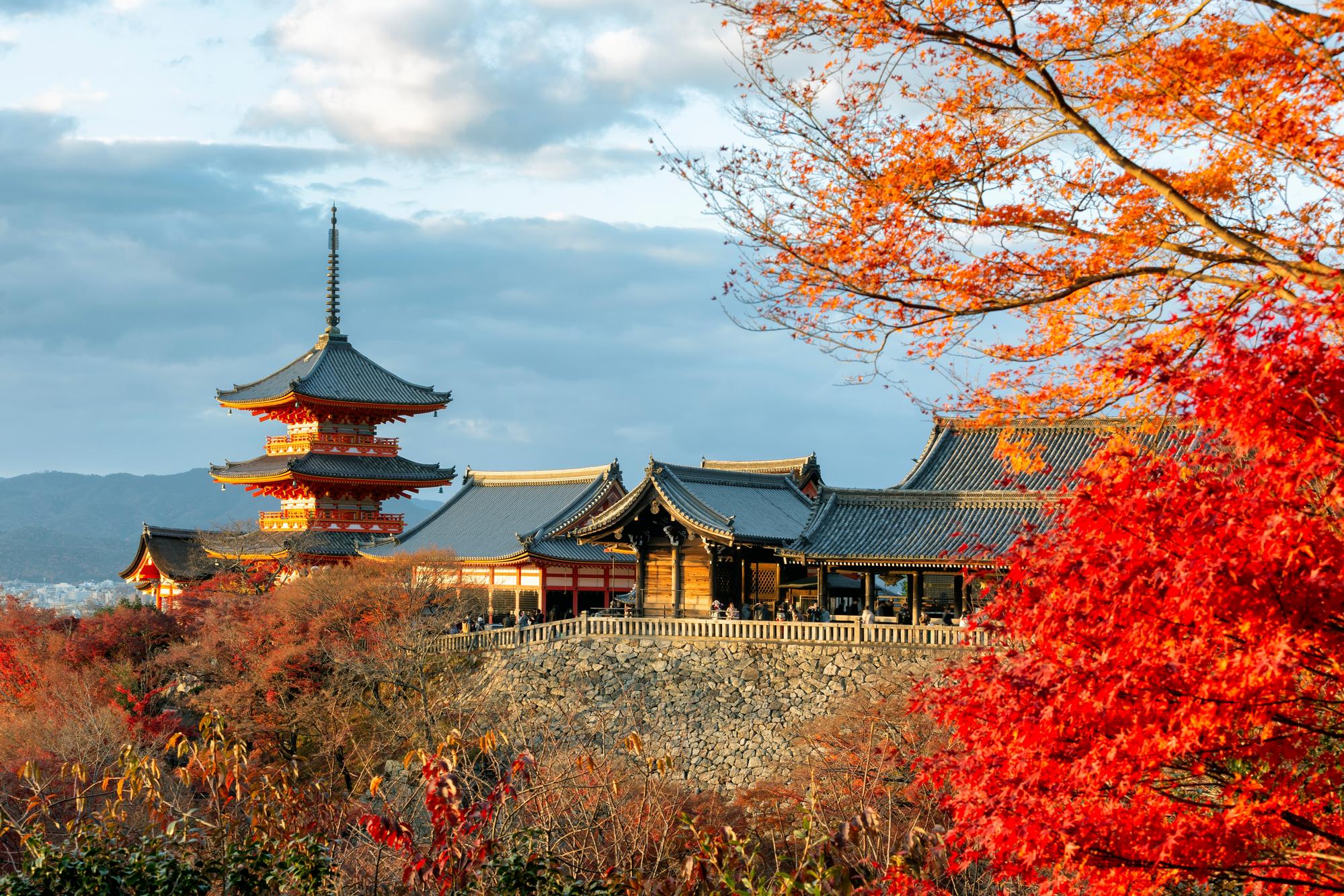 Le Temple Kiyomizu-dera, Kyoto, Japon
