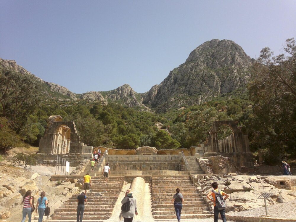 Le djebel Zaghouan, Tunisie