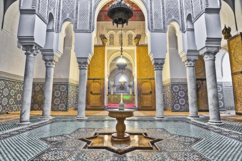 Le mausolée de Moulay Ismaïl à Meknès, Maroc