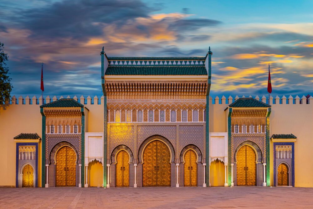 Le palais royal de Fès, Maroc