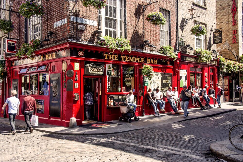 Le quartier de Temple Bar, Dublin