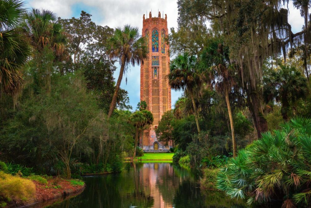 Le superbe tour du Bok Tower Gardens, pas loin d'Orlando en Floride