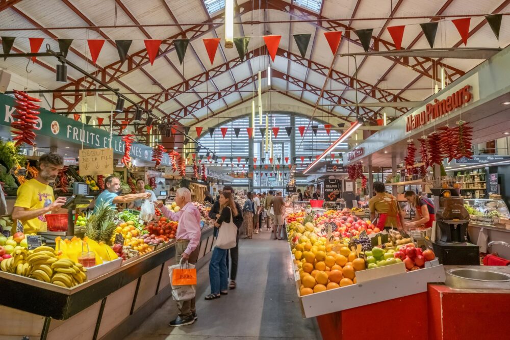 Les halles couvertes de Biarritz