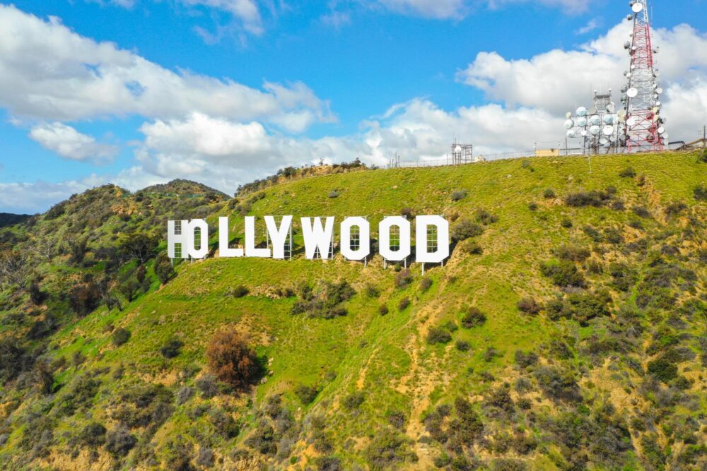 Lettres Hollywood à Los Angeles