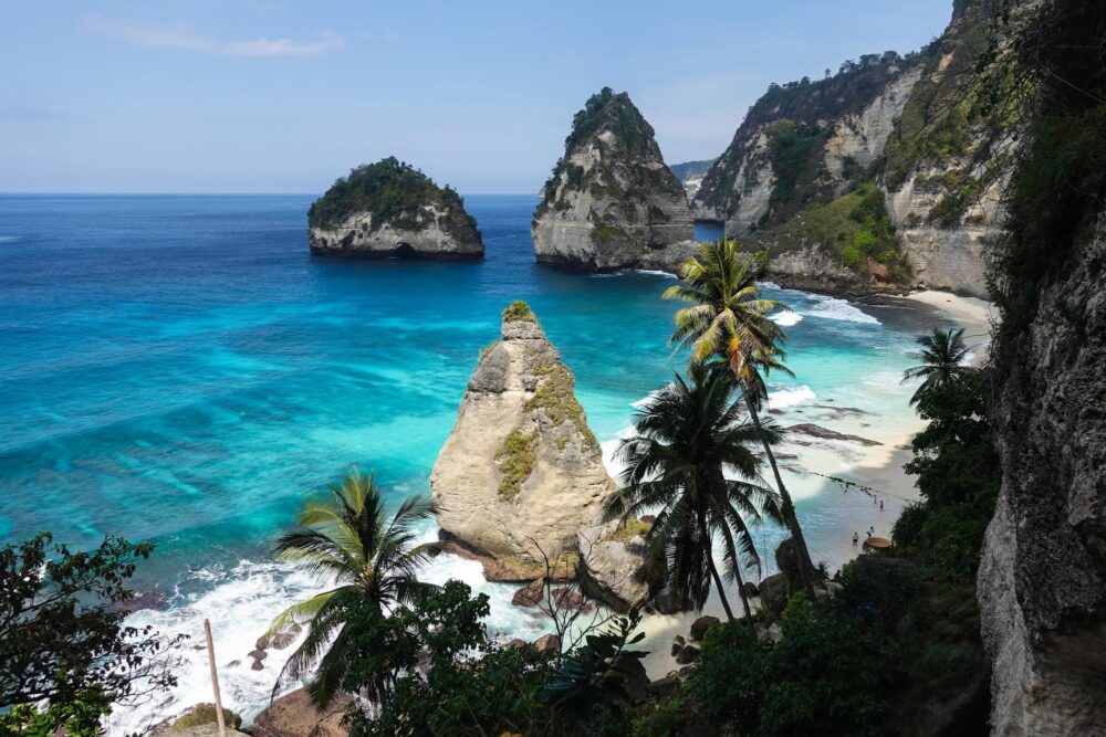 L'île de Nusa Penida près de Bali, Indonésie