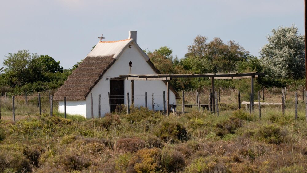 Maison de gardian typique en Camargue