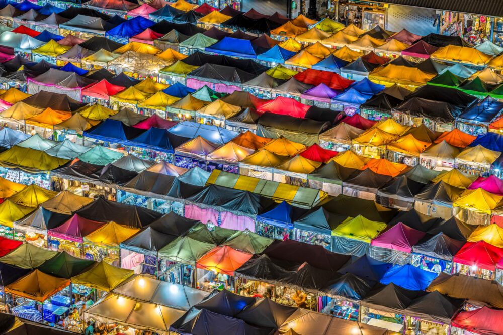Marché de Chatuchak à Bangkok
