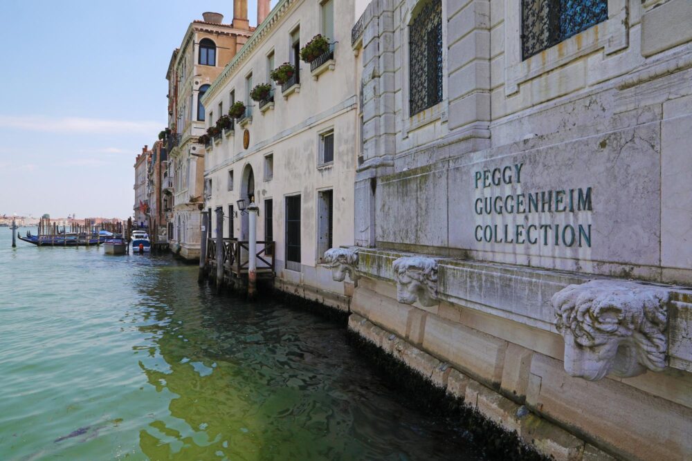 Musée Peggy Guggenheim à Venise sur le Grand Canal