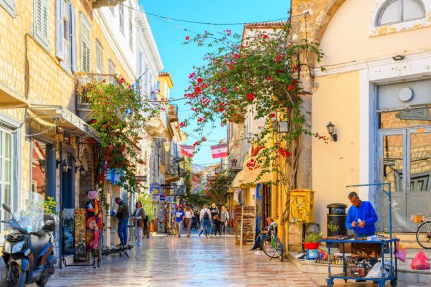 Nauplie dans le Péloponnèse en Grèce