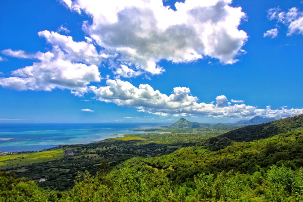 Panorama depuis le Piton du Canot à l'Île Maurice