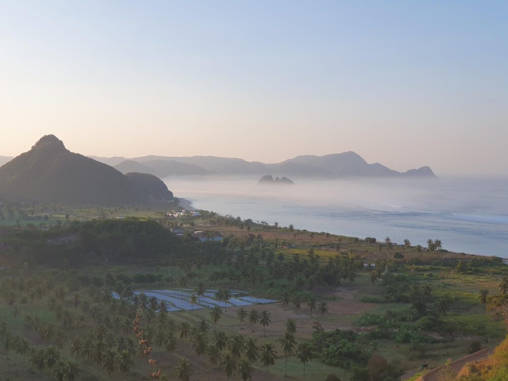Pantai Torok à Lombok, Indonésie
