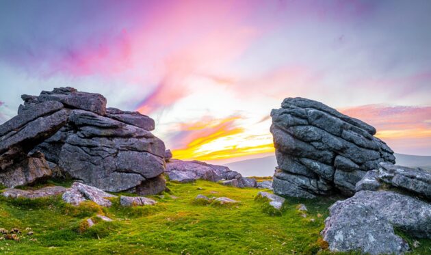 Parc national de Dartmoor Angleterre