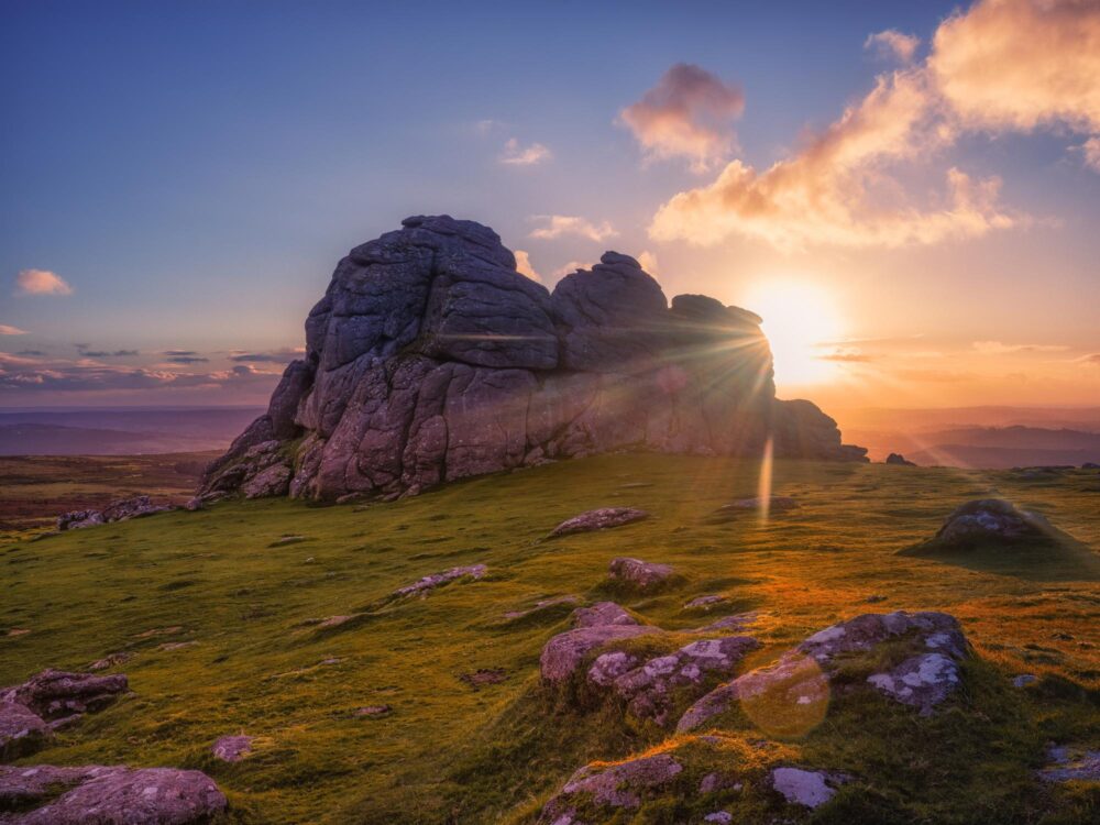 Parc national de Dartmoor au Royaume-Uni