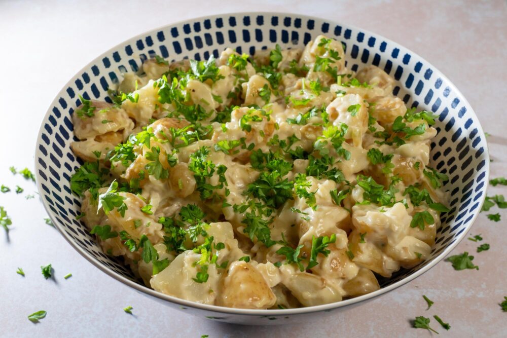Patatas aliñadas