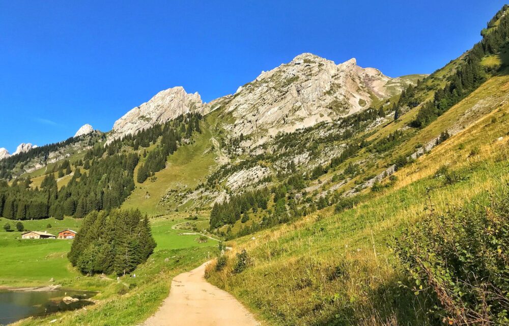 Paysages de montagne de la Clusaz